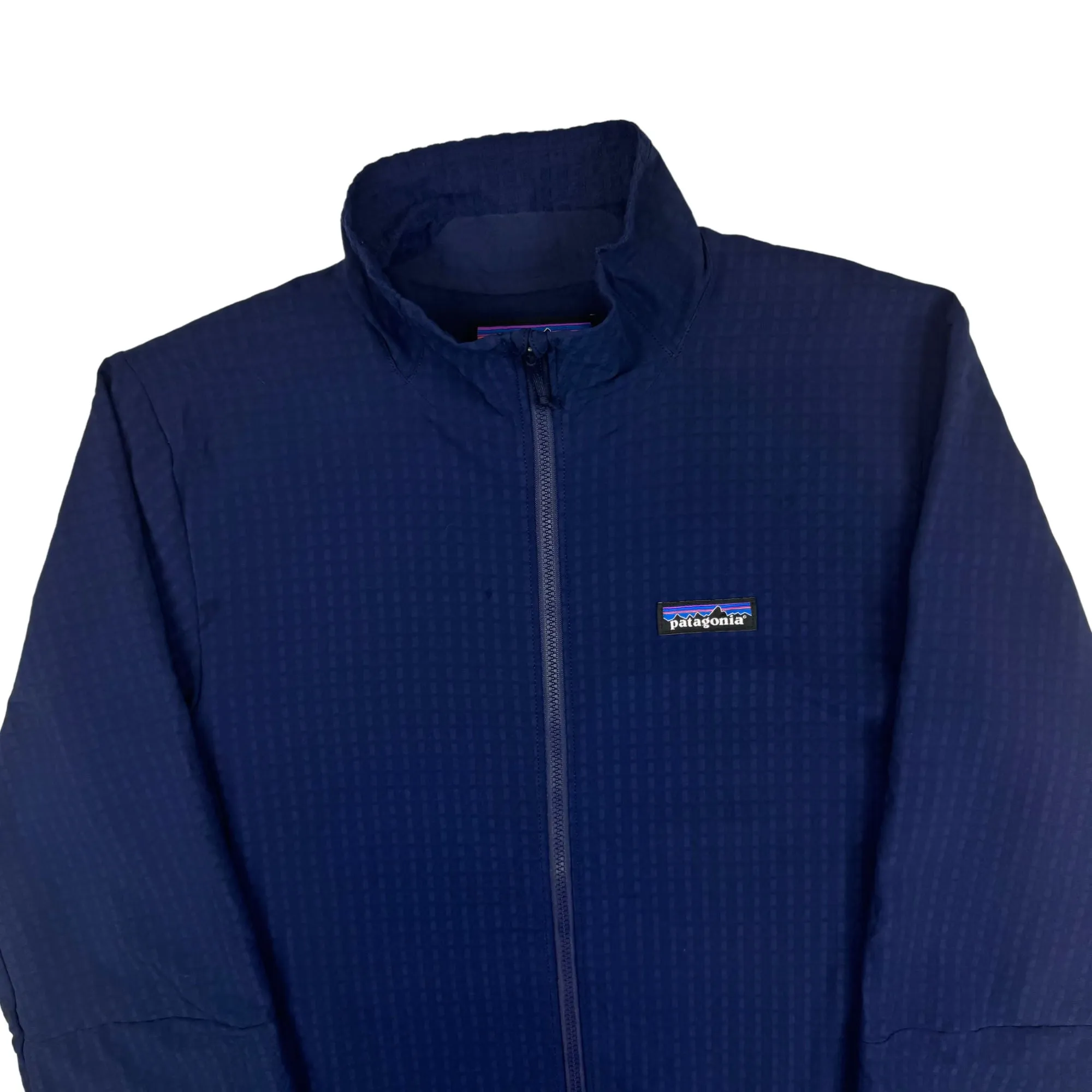 Patagonia Windbreaker Lightweight Full-Zip Jacket Navy