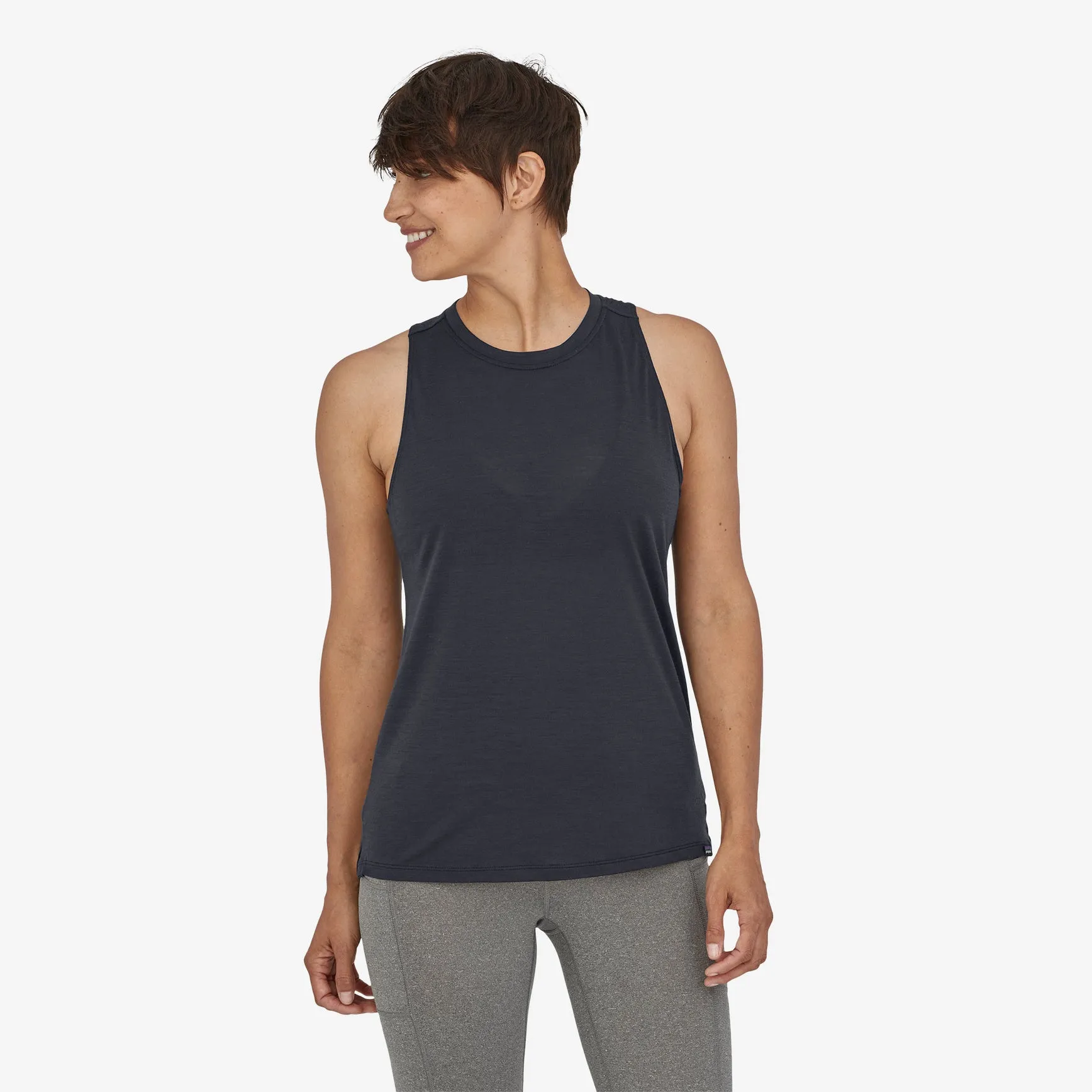 Patagonia Women's Capilene Cool Merino Tank Black