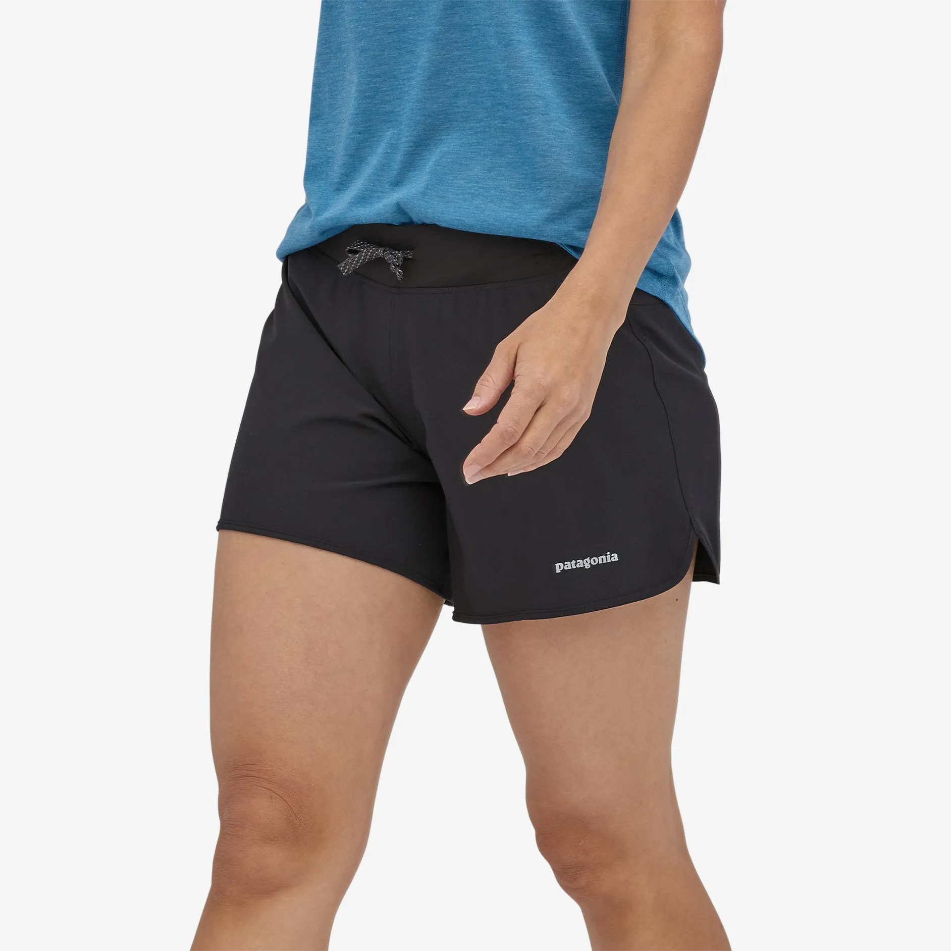 Patagonia Women's Nine Trails 6 Inch Shorts Black