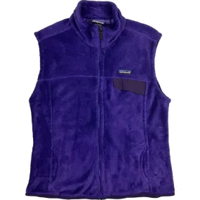 Patagonia Zip-Up Fleece Sherpa Vest Jacket Purple