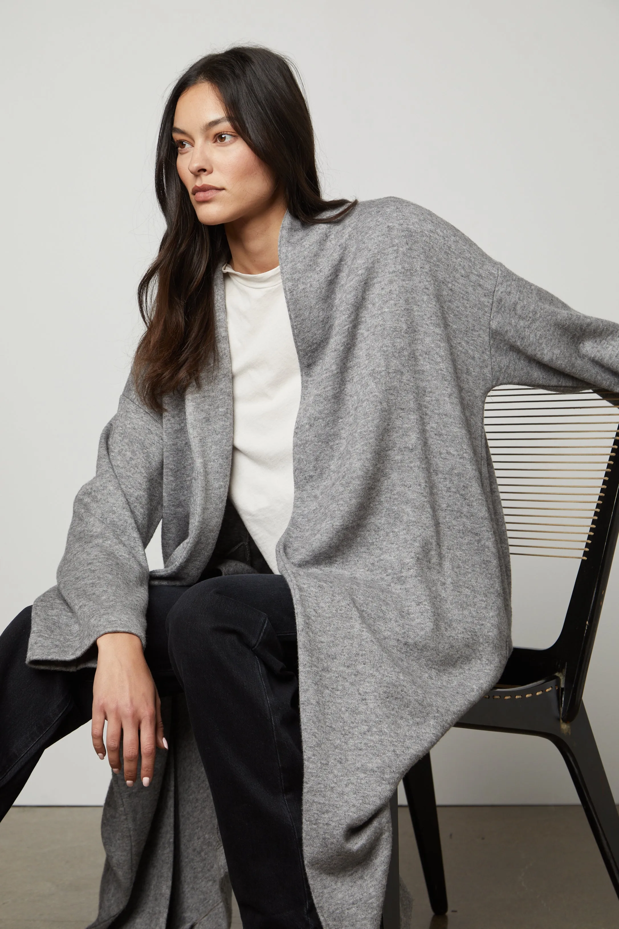 PATRICIA CARDIGAN IN GREY