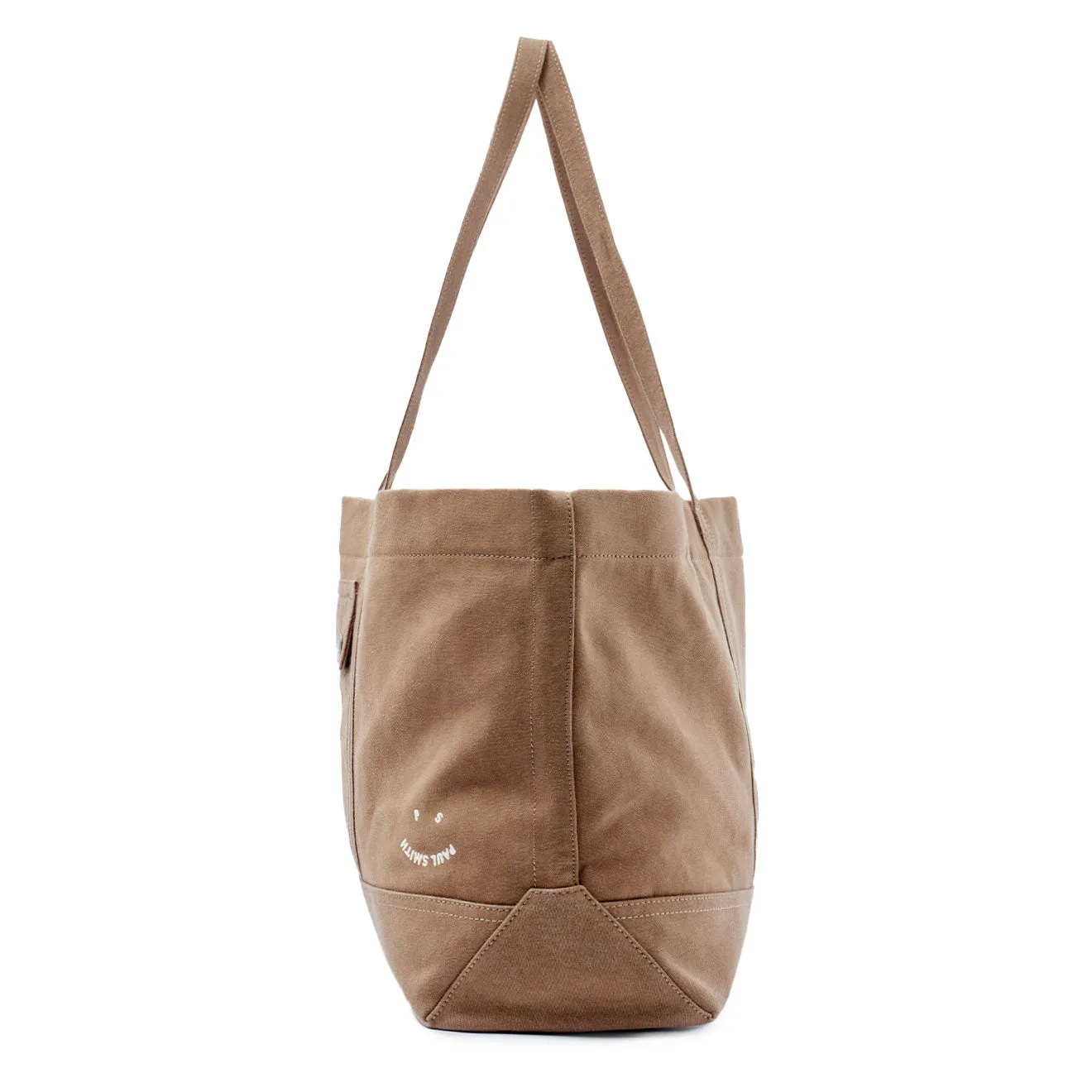 Paul Smith Bag Tote Happy Canvas Camel