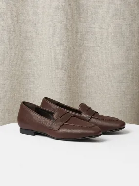 Penny Loafers in Chocolate Deer Leather