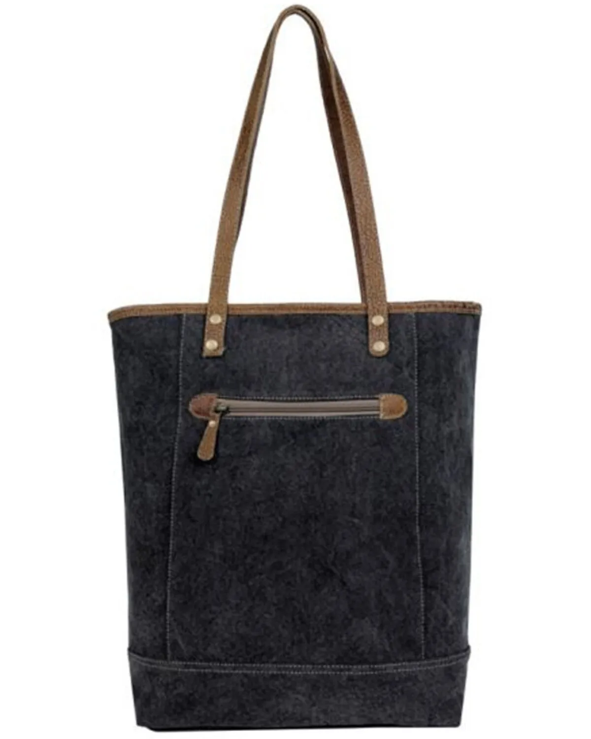 Product Name:  Myra Bag Women's Sooty Specks Canvas & Hair-On Tote