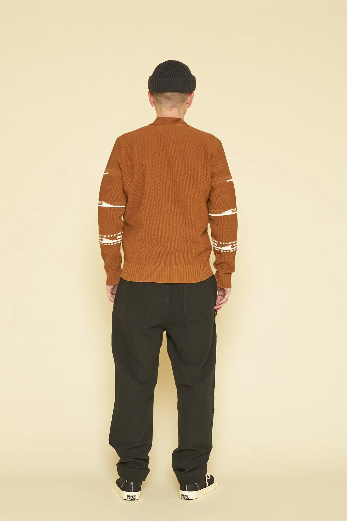 Rats Native Kanoko Cardigan - Brown