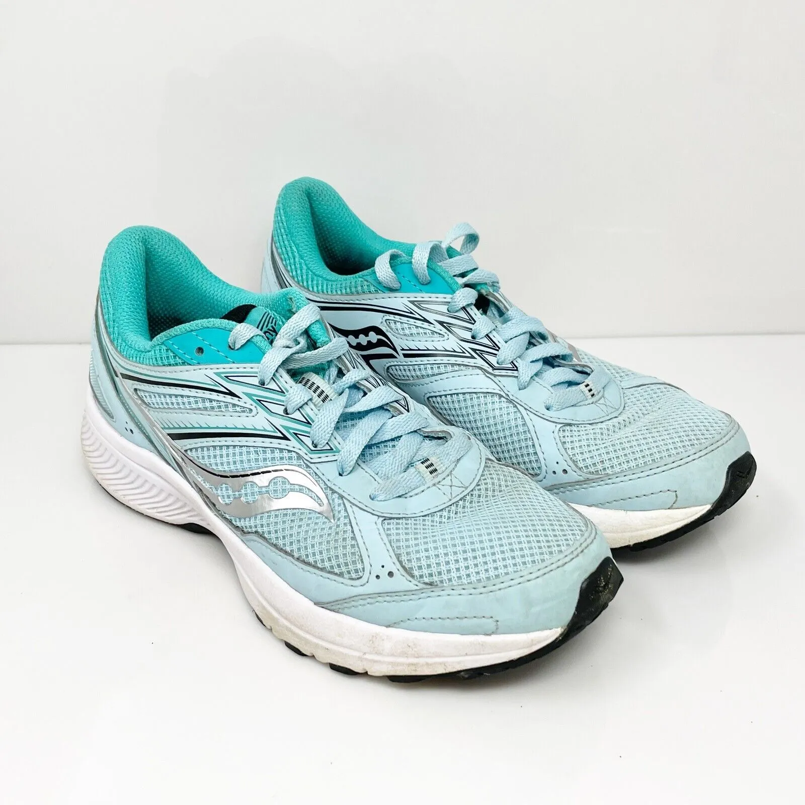 Saucony Womens Cohesion 14 S10628-9 Blue Running Shoes Sneakers Size 7