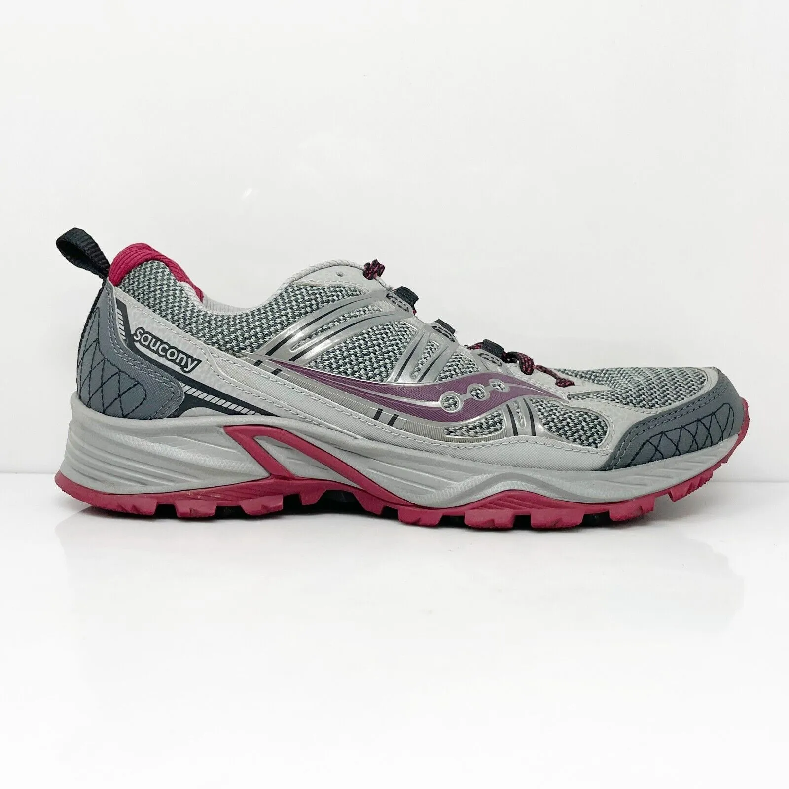 Saucony Womens Grid Eclipse TR4 S15426-5 Gray Running Shoes Sneakers Size 7.5 W