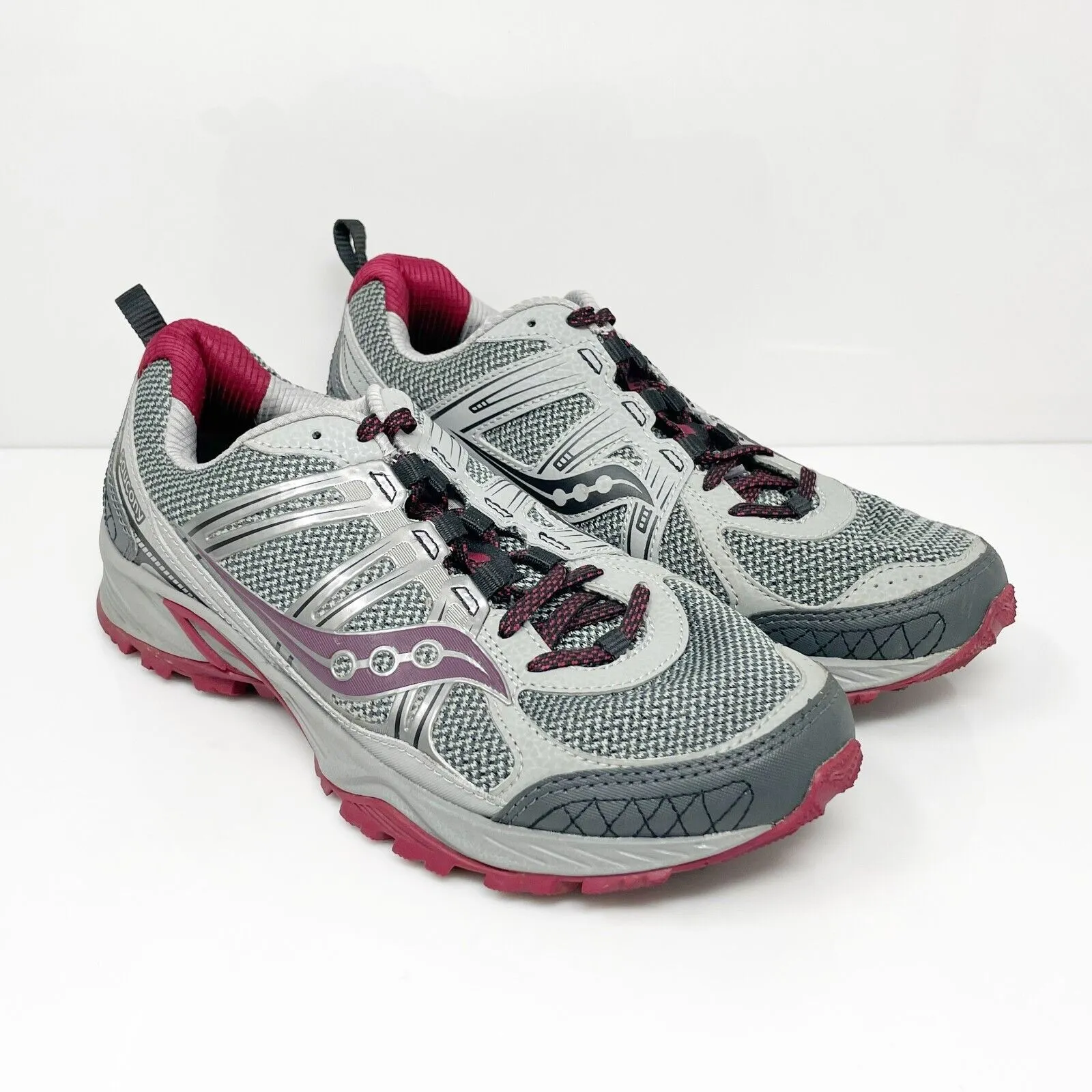 Saucony Womens Grid Eclipse TR4 S15426-5 Gray Running Shoes Sneakers Size 7.5 W