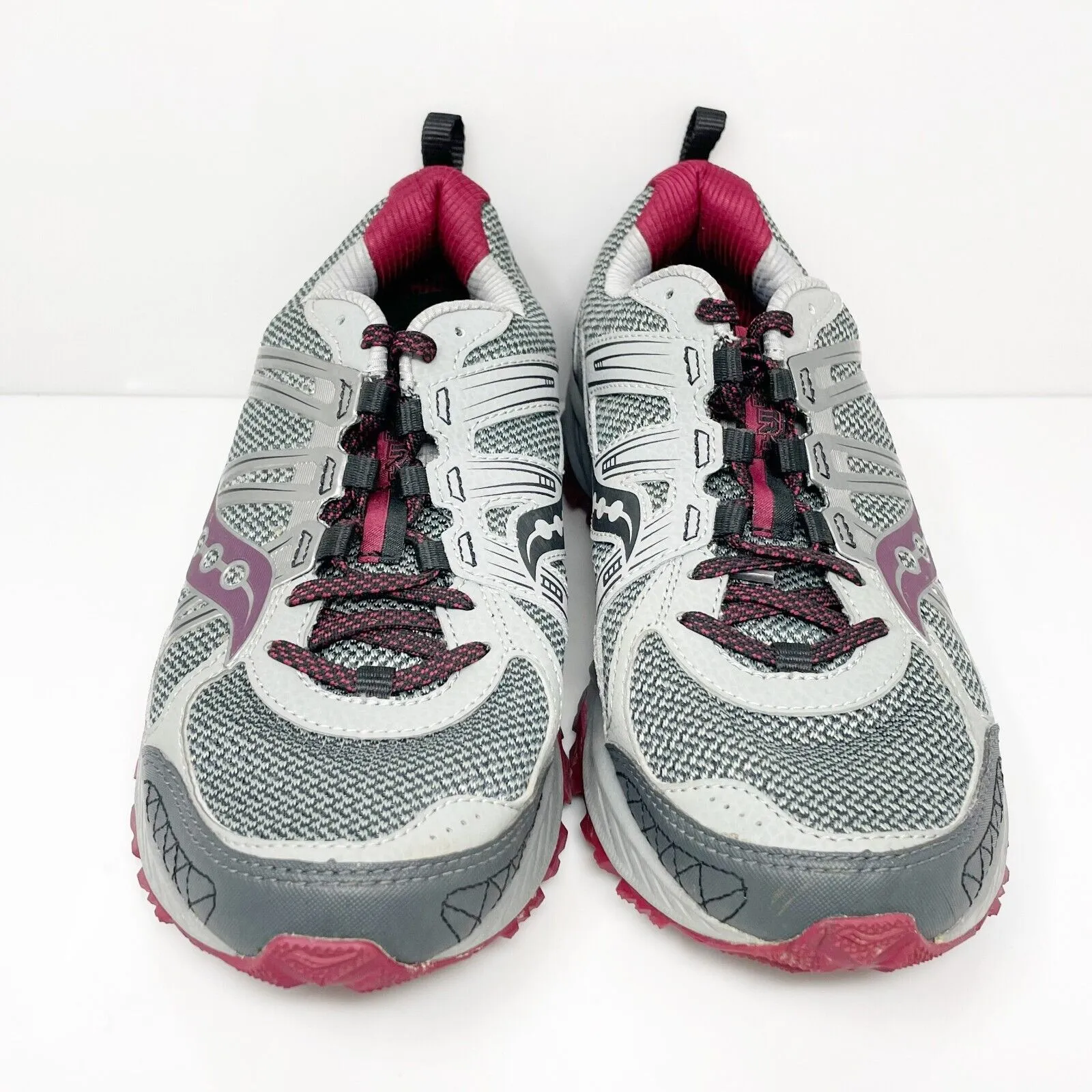 Saucony Womens Grid Eclipse TR4 S15426-5 Gray Running Shoes Sneakers Size 7.5 W