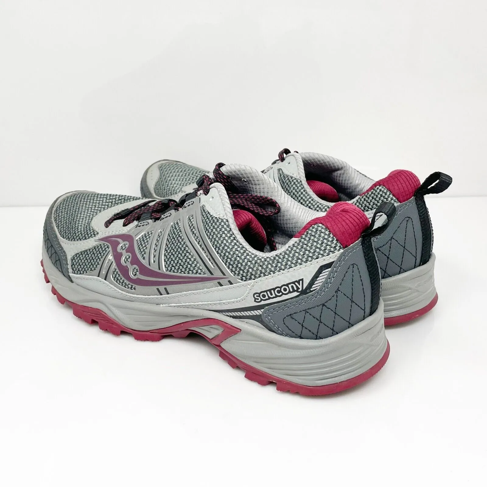 Saucony Womens Grid Eclipse TR4 S15426-5 Gray Running Shoes Sneakers Size 7.5 W