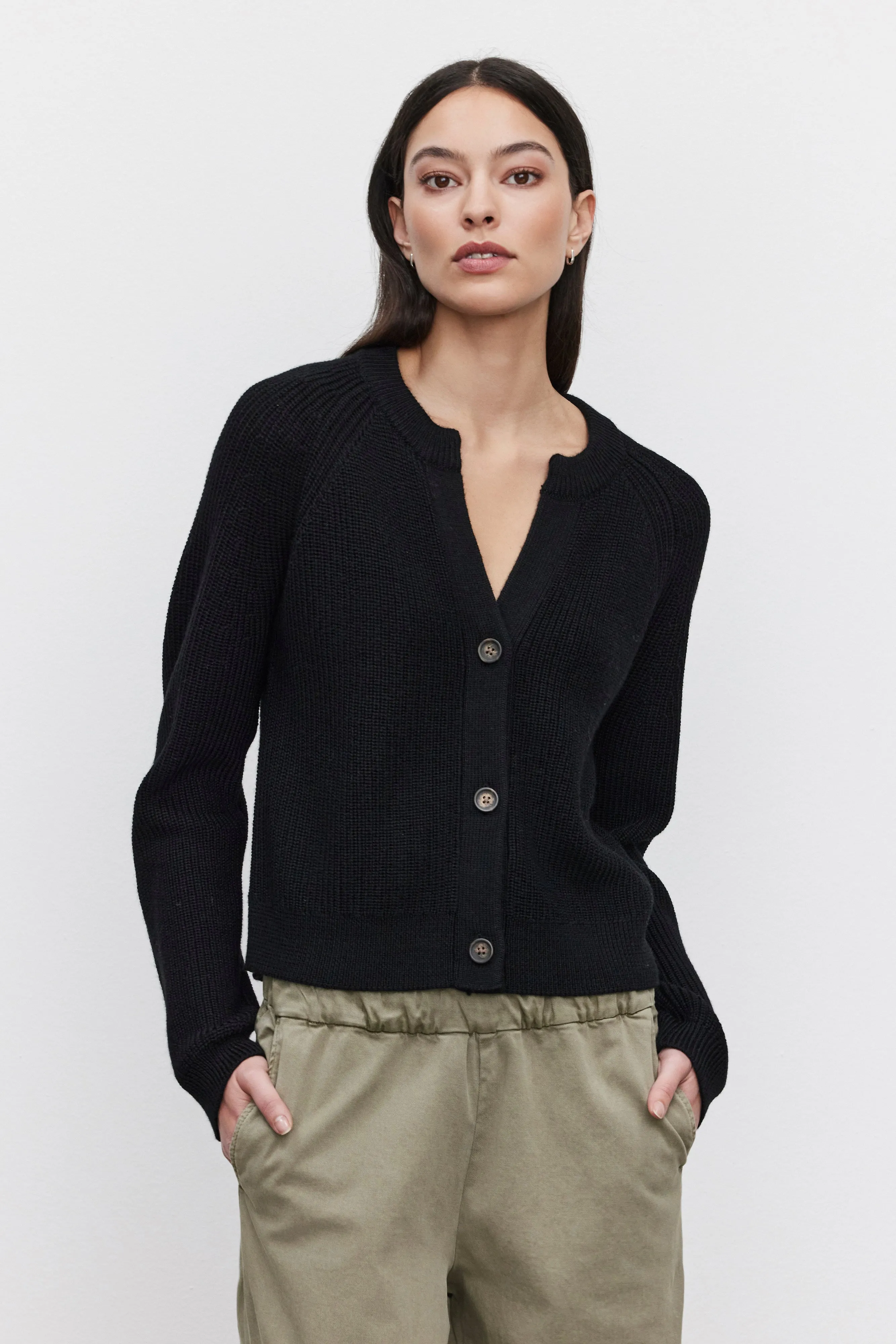 SHAYLA CARDIGAN IN BLACK