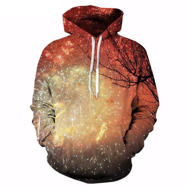 Starry Fireworks Hoodie