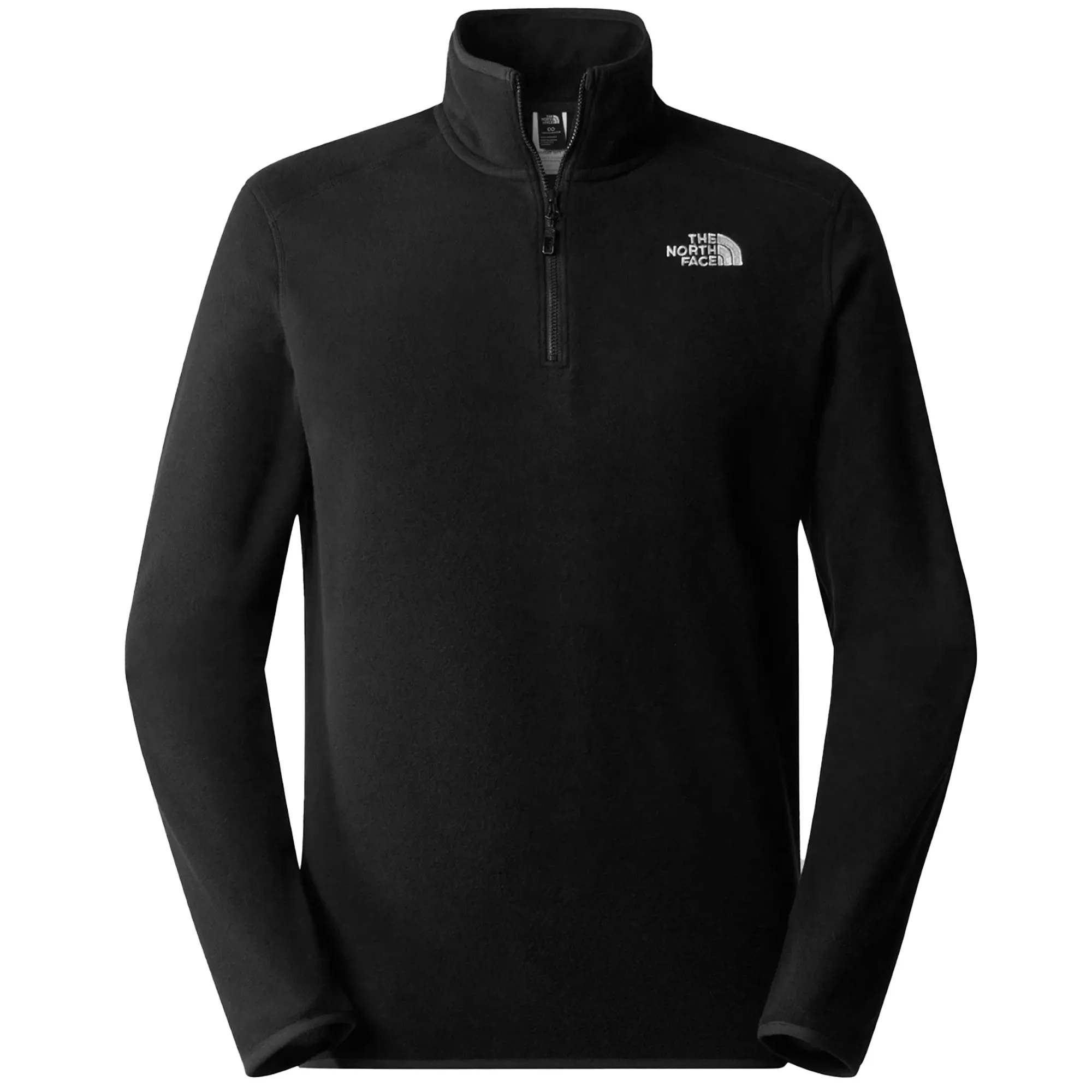 The North Face 100 Glacier 1/4 Zip Fleece - Black