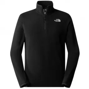 The North Face 100 Glacier 1/4 Zip Fleece - Black