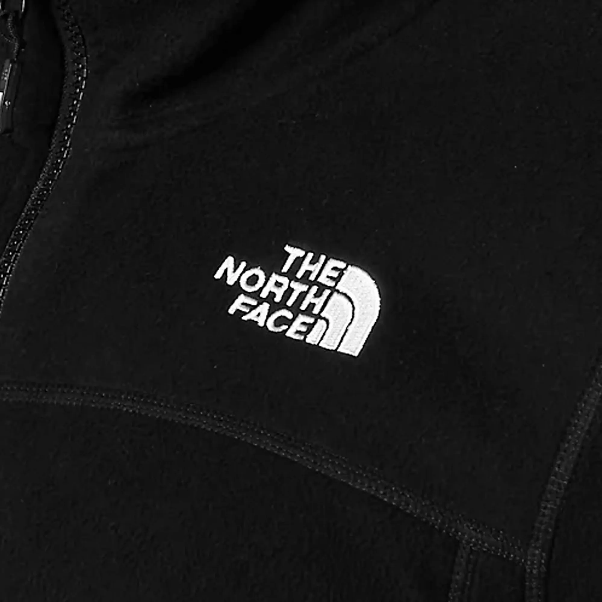 The North Face 100 Glacier Full Zip Fleece - Black