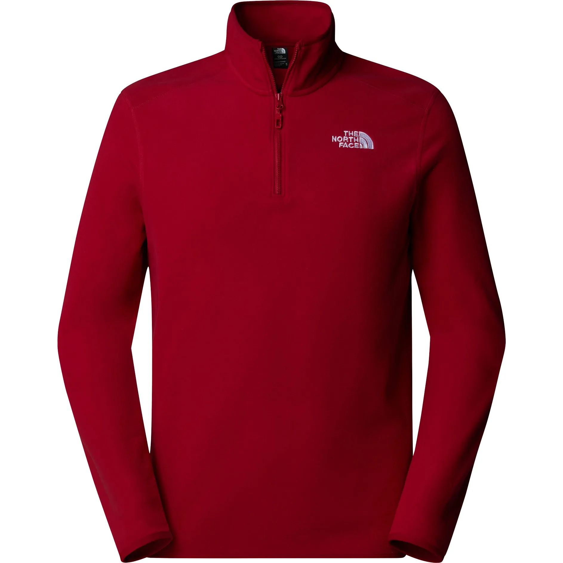 The North Face\u00ae - 100 Glacier 1/4 Zip Pullover Women garnet red