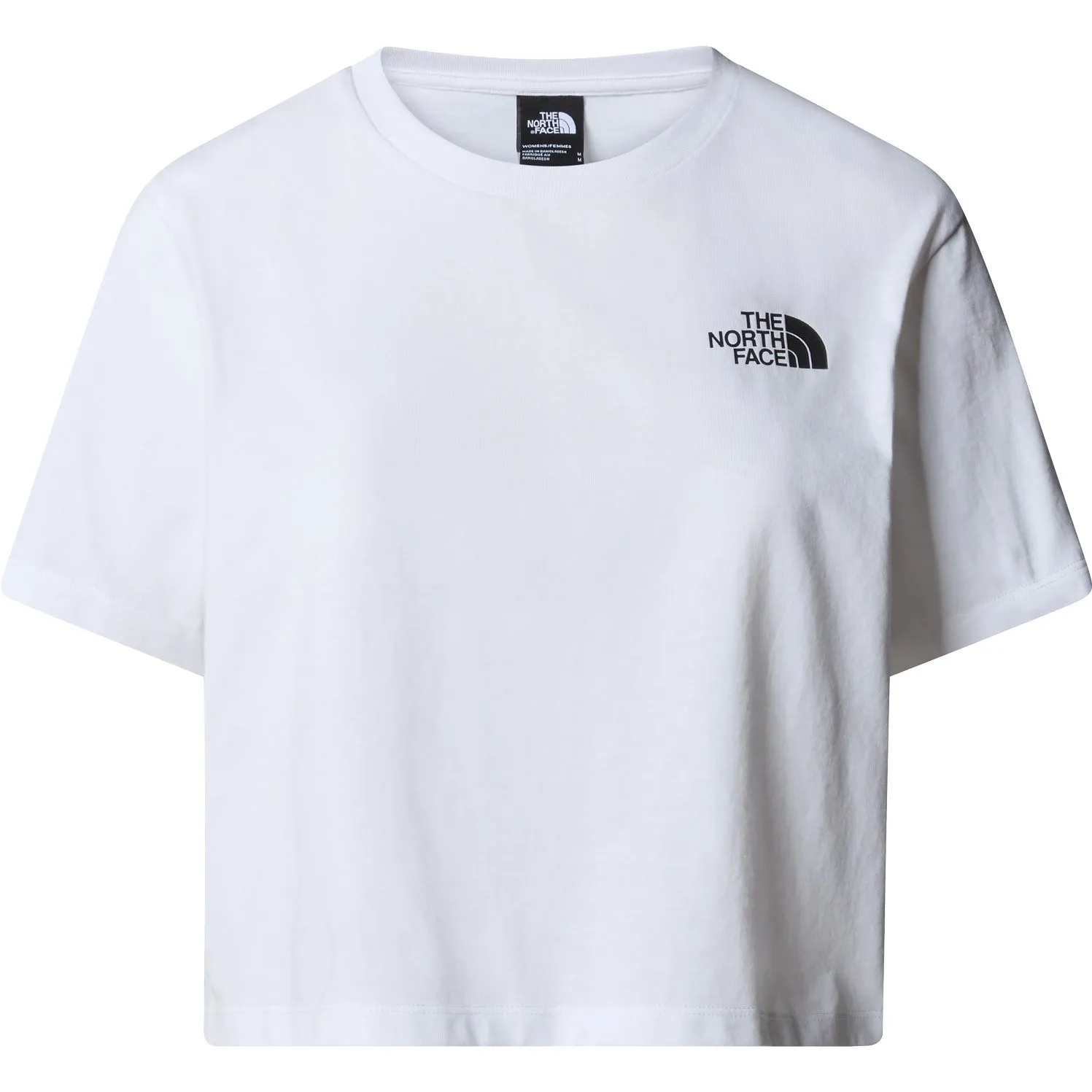 The North Face\u00ae - Cropped Simple Dome T-Shirt Women white