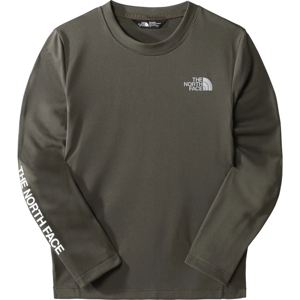 The North Face\u00ae - Teen Never Stop Longsleeve Kids new taupe green