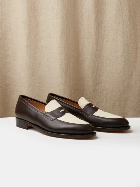 The Spectre Two-Tone Goodyear Welted Penny Loafers