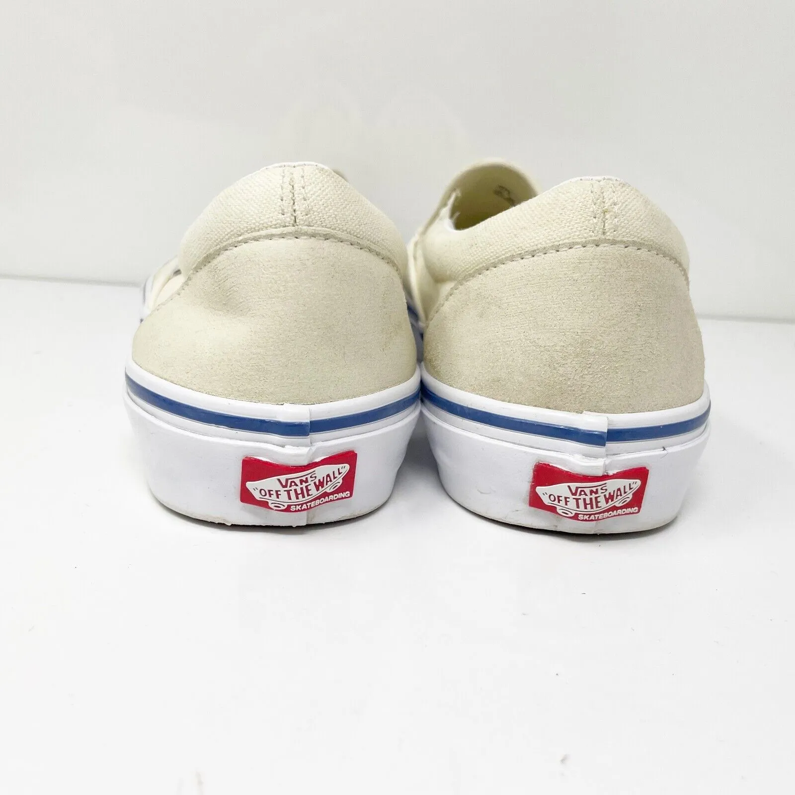 Vans Mens Classic 500714 Ivory Casual Shoes Sneakers Size 11