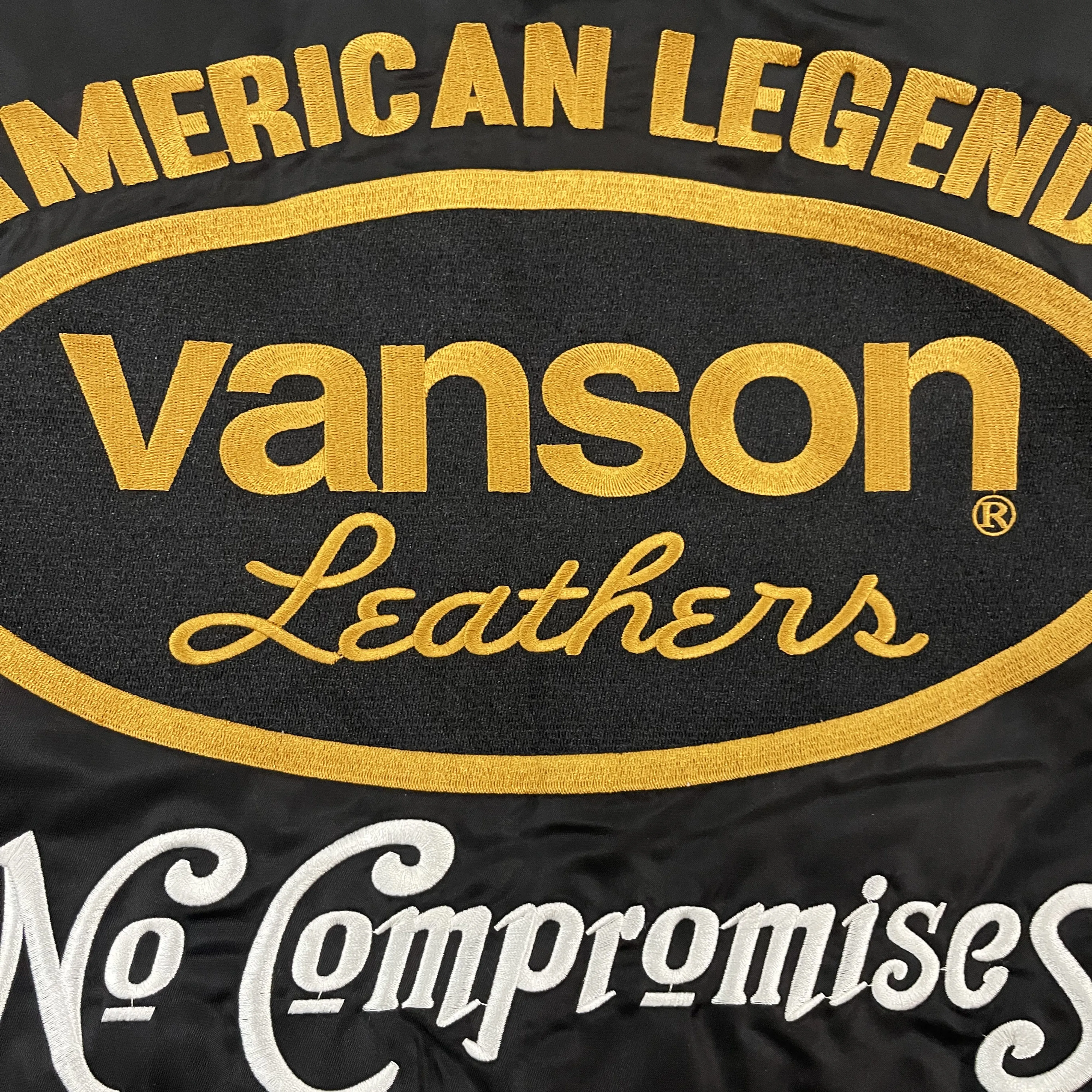 Vanson Leathers American Legend MA1 Bomber Jacket - L