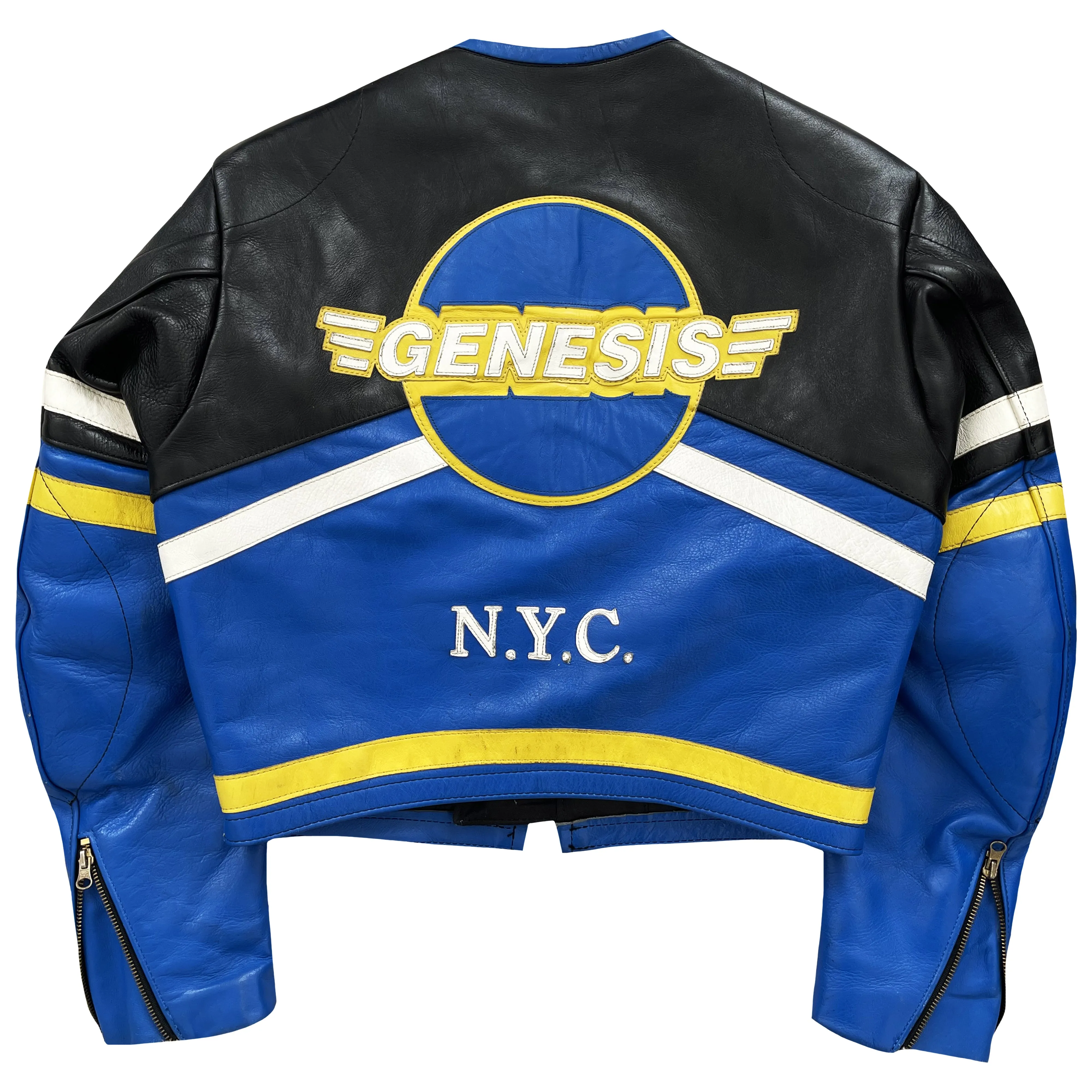 Vanson Leathers Genesis NYC Motorcycle Racer Jacket - M