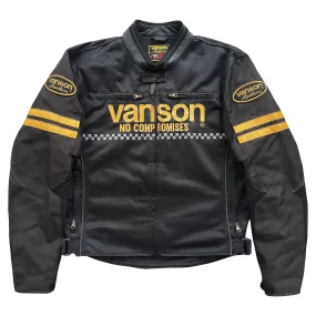 Vanson Leathers Motorcycle Mesh Racer Jacket - XL