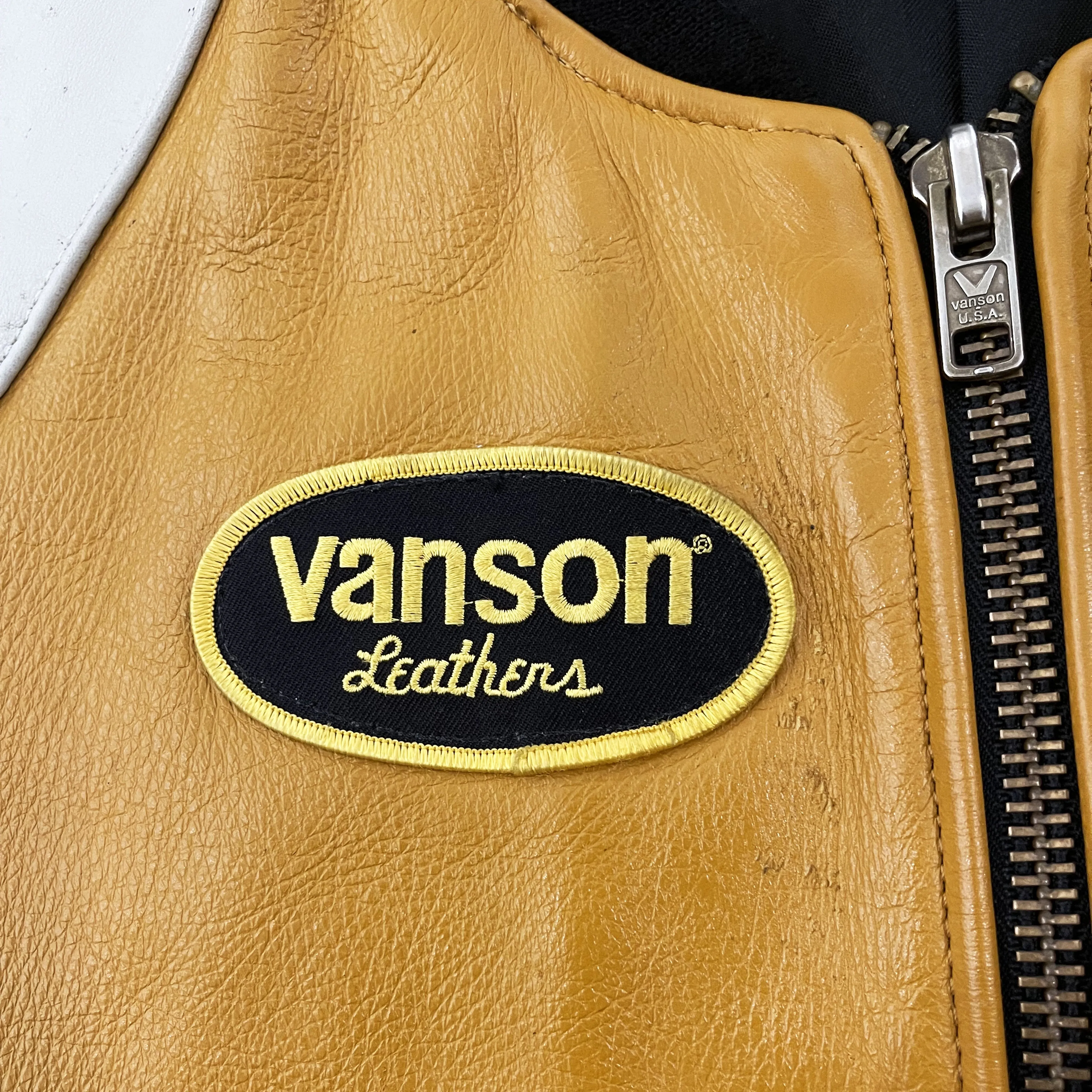 Vanson Leathers Race Team Leather Jacket - XL