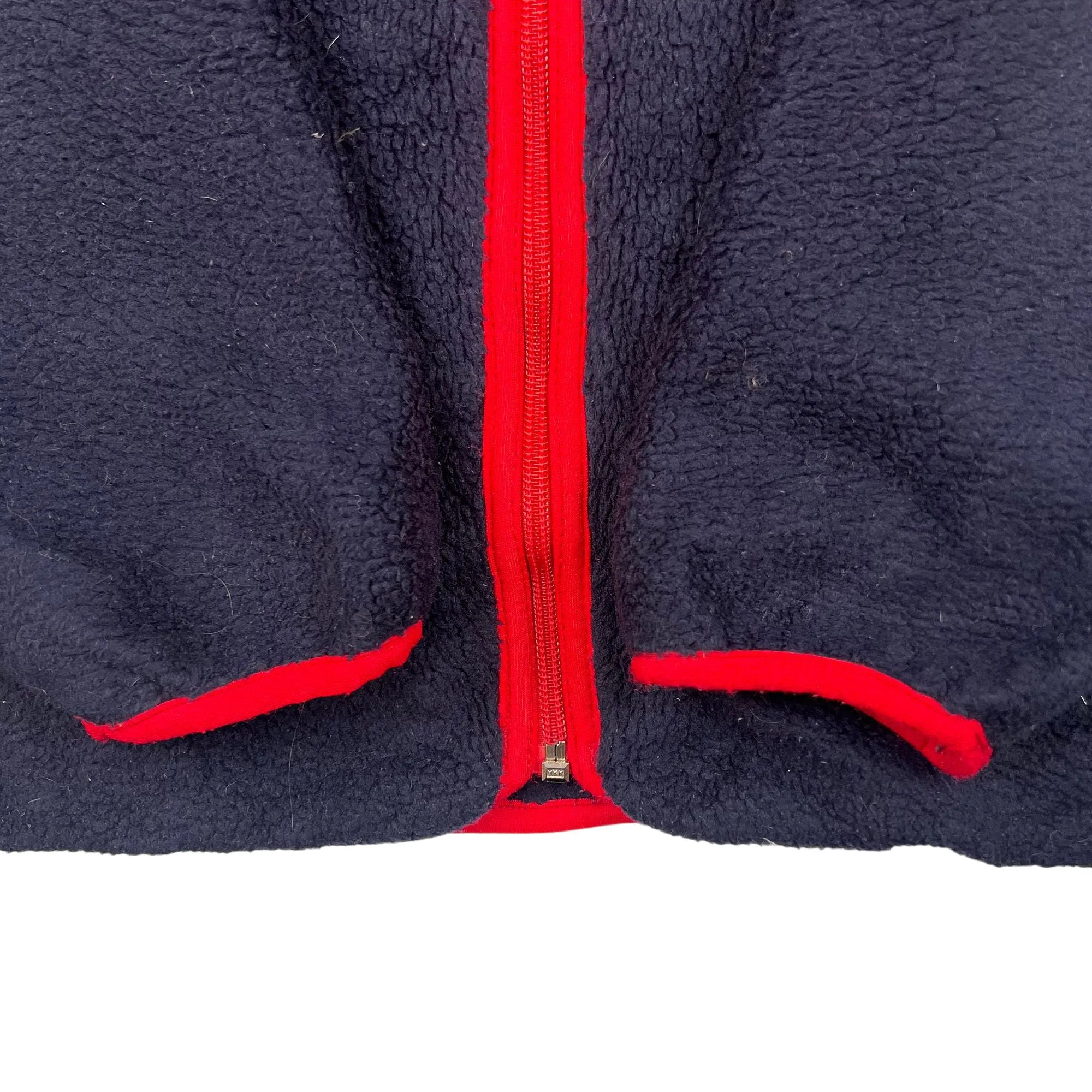 Vintage 80's Patagonia Full Zip Fleece Navy