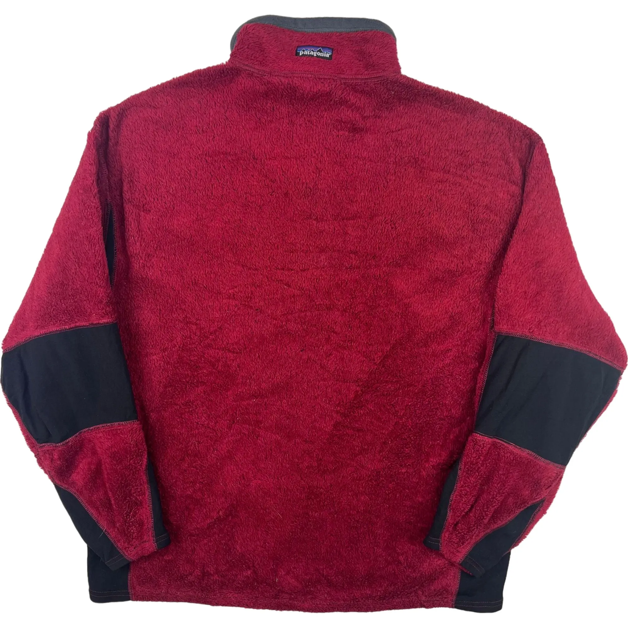 Vintage 90's Patagonia Regulator Polartec Fleece Quarter-Zip Red Rare