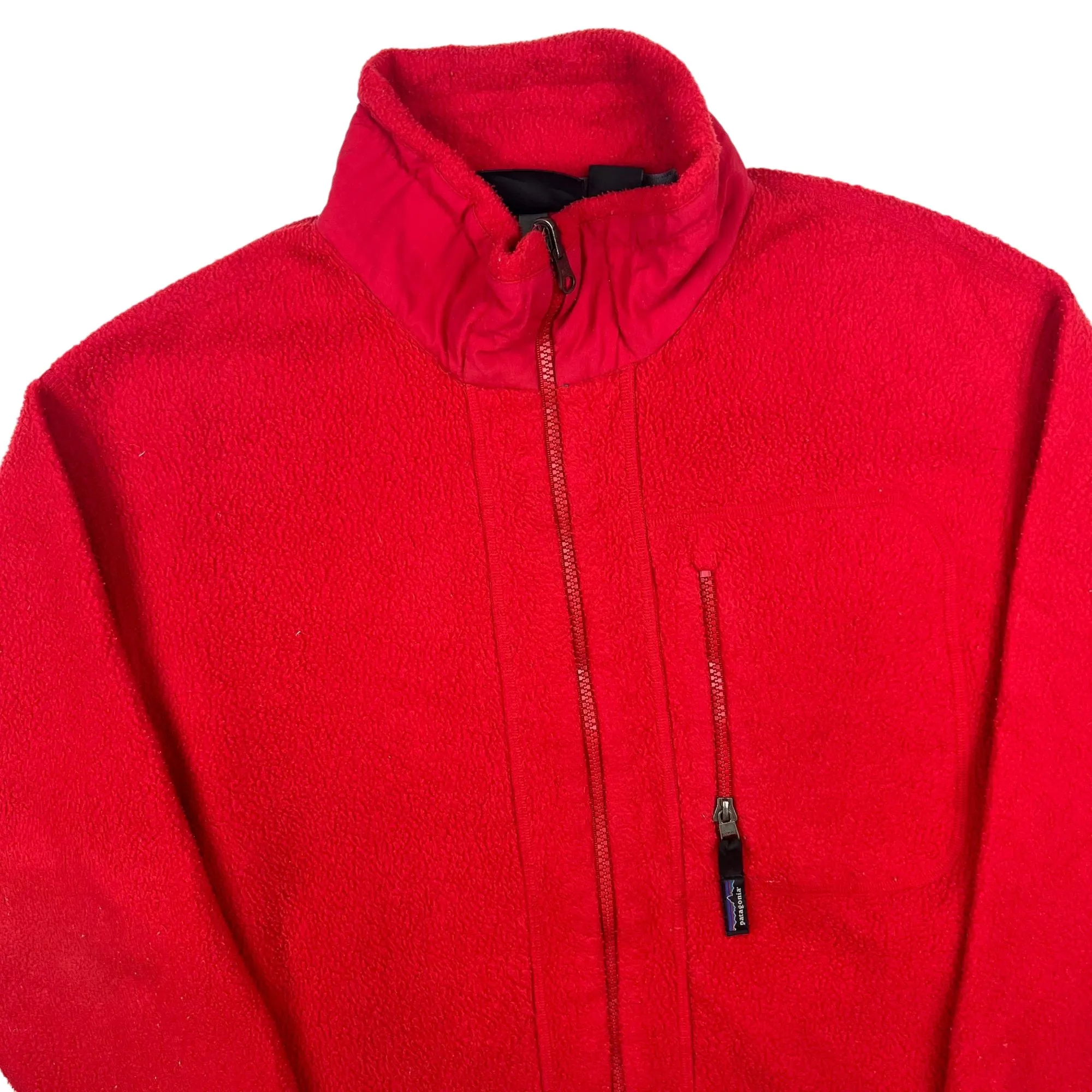 Vintage 90's Patagonia Synchilla Zip Up Fleece Red Rare