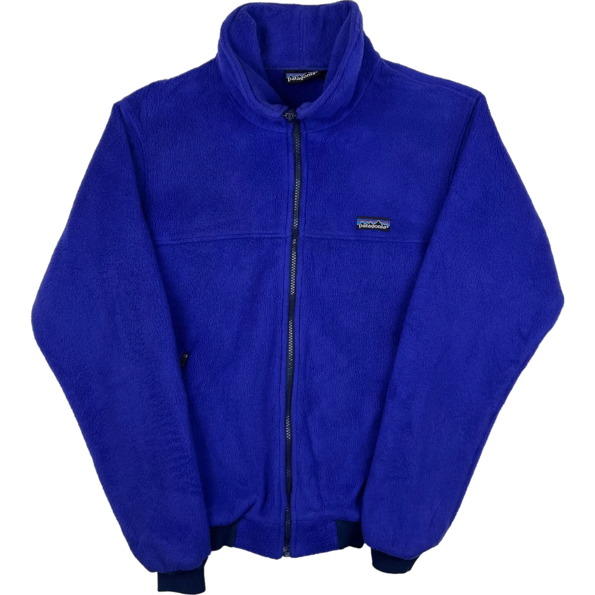 Vintage Patagonia 80's Full-Zip Fleece Blue Rare