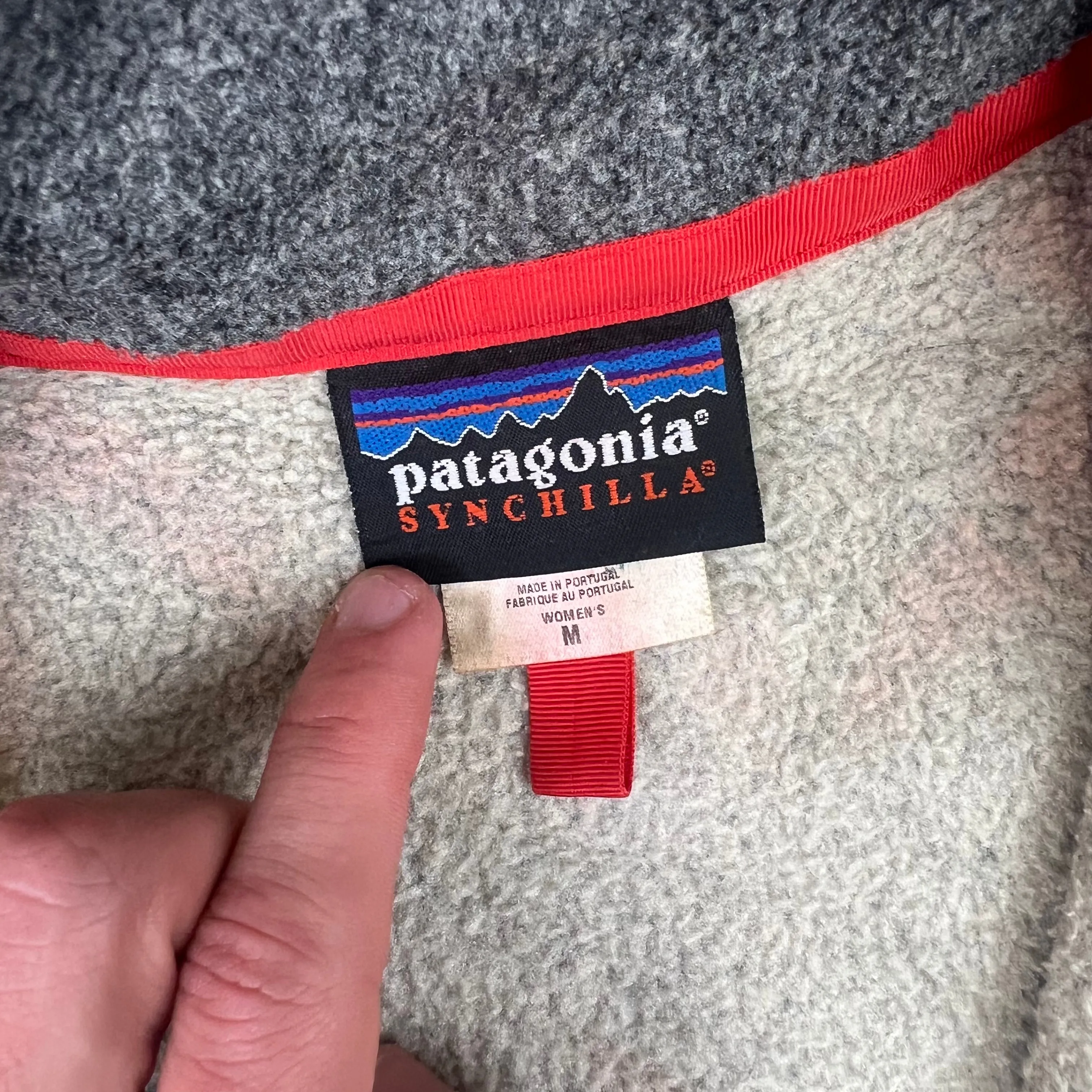 Vintage Patagonia Synchilla Full-Zip Fleece Grey