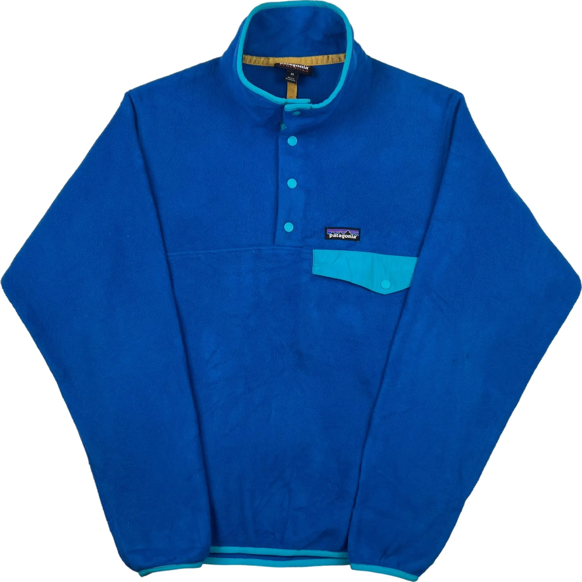 Vintage Patagonia Synchilla Snap-T Fleece Pullover Blue