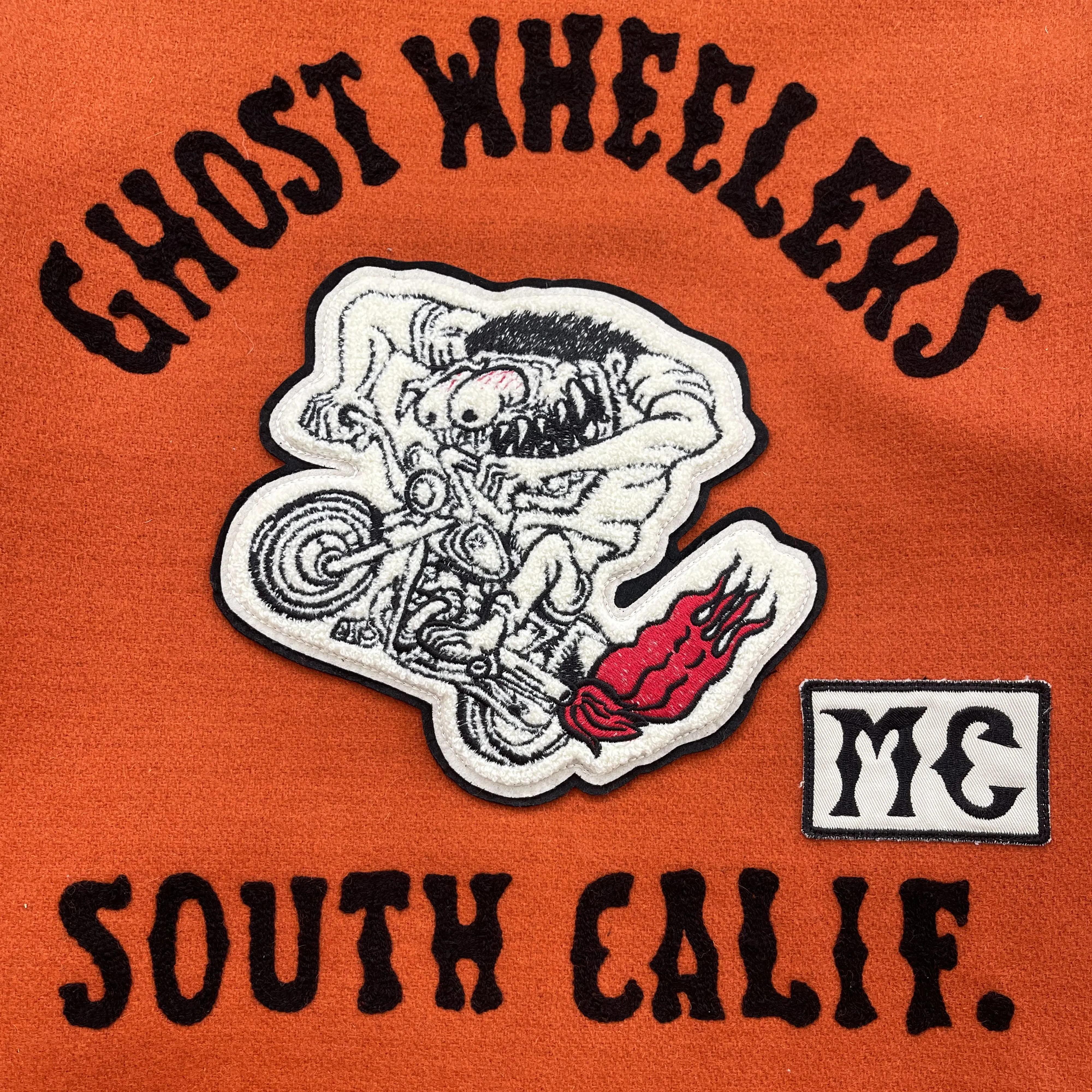 Whitesville Ghost Wheelers Varsity Jacket - L