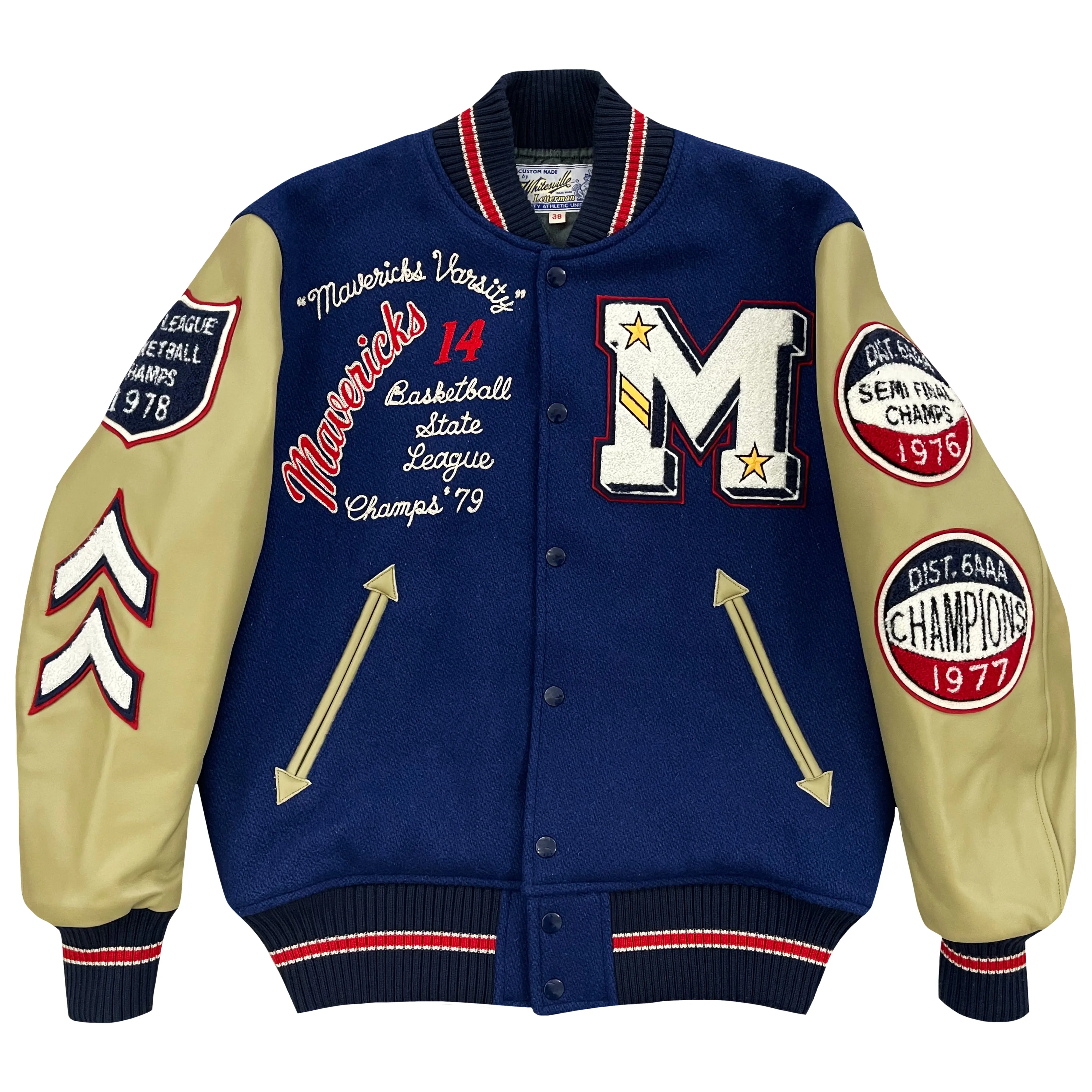 Whitesville Mavericks Varsity Jacket - M