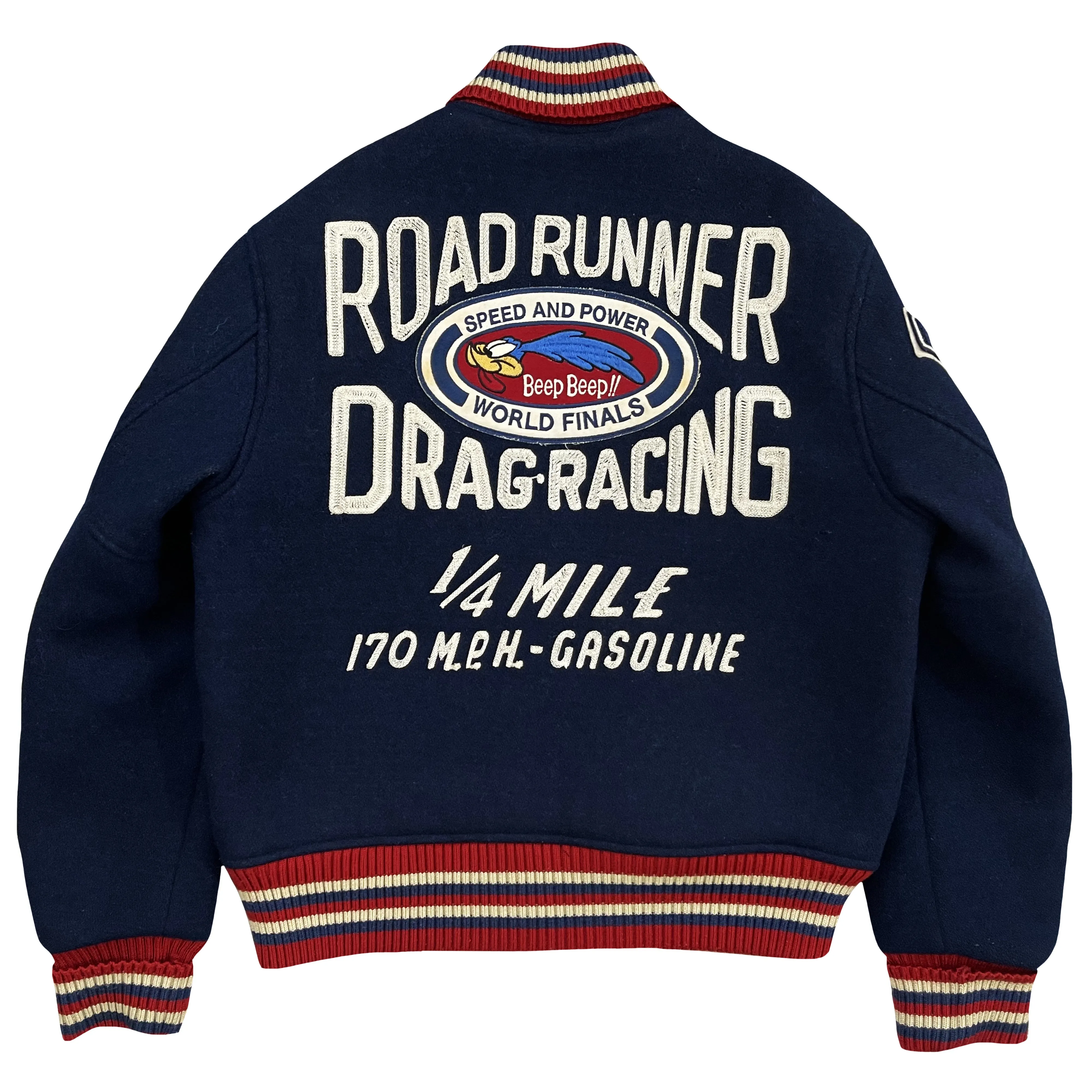 Whitesville Road Runner Drag Race Varsity Jacket - M