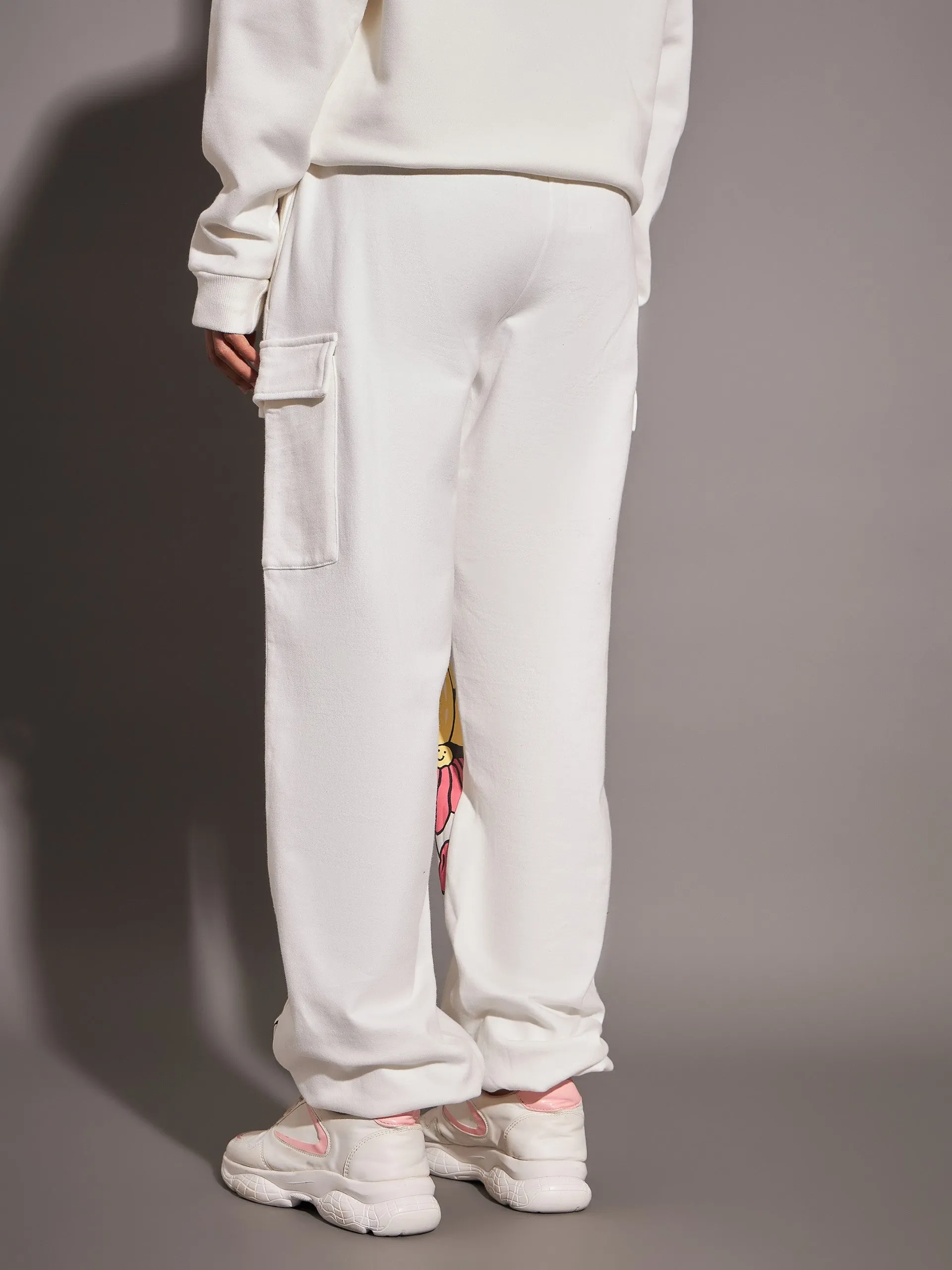 Women Off-White COOL PLANS Printed Joggers