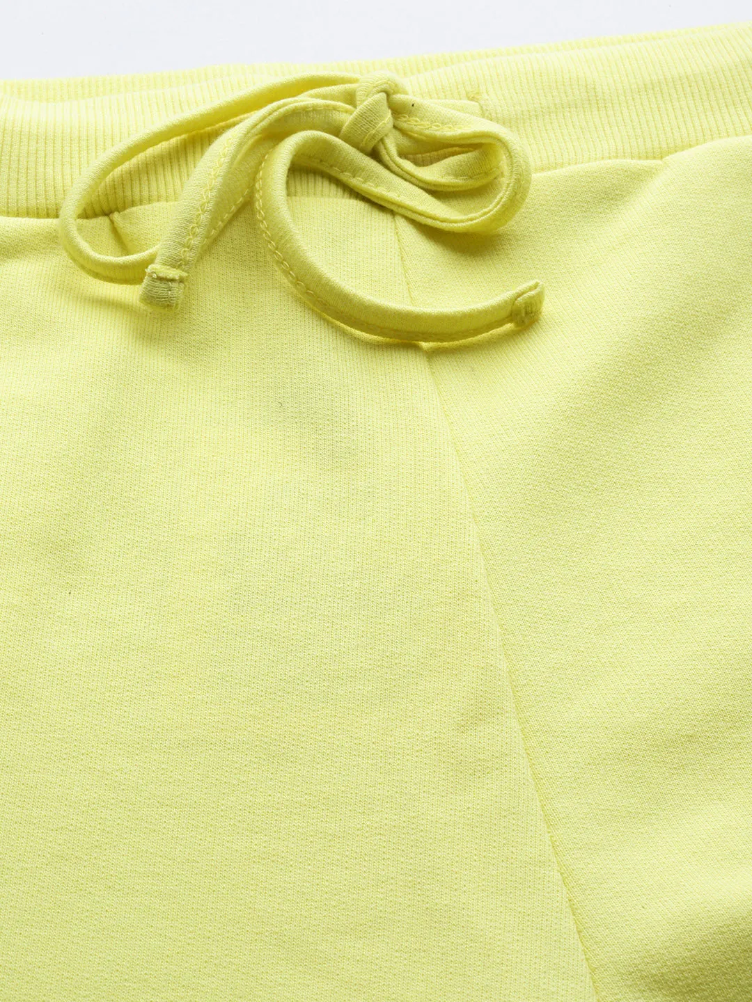 Yellow Double Side Tape Joggers